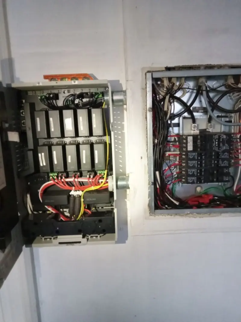 Electrical panel upgrade completed for Security Camera Wiring in University City